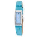 Reloj de pulsera de cuero azul Laura Biagiotti