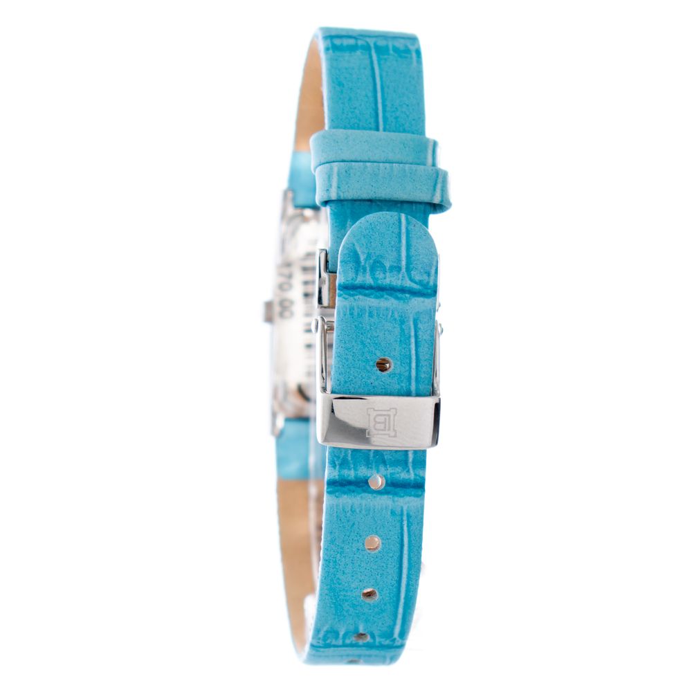 Reloj de pulsera de cuero azul Laura Biagiotti