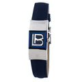 Reloj de cuero azul de Laura Biagiotti