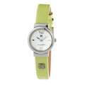 Reloj de vestir de cuero bicolor Laura Biagiotti