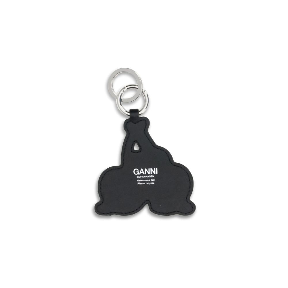 Ganni Multicolor Recycled Leather Keychain
