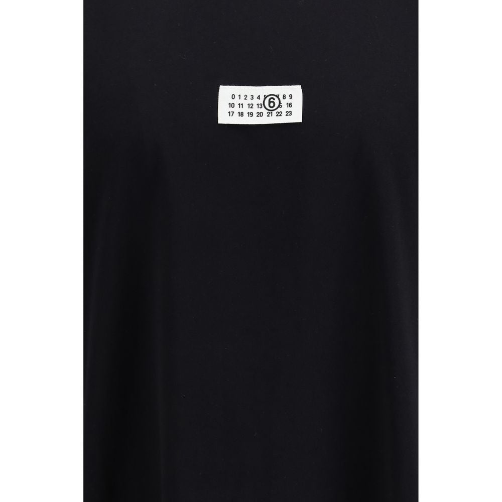 MM6 Black Cotton T-Shirt