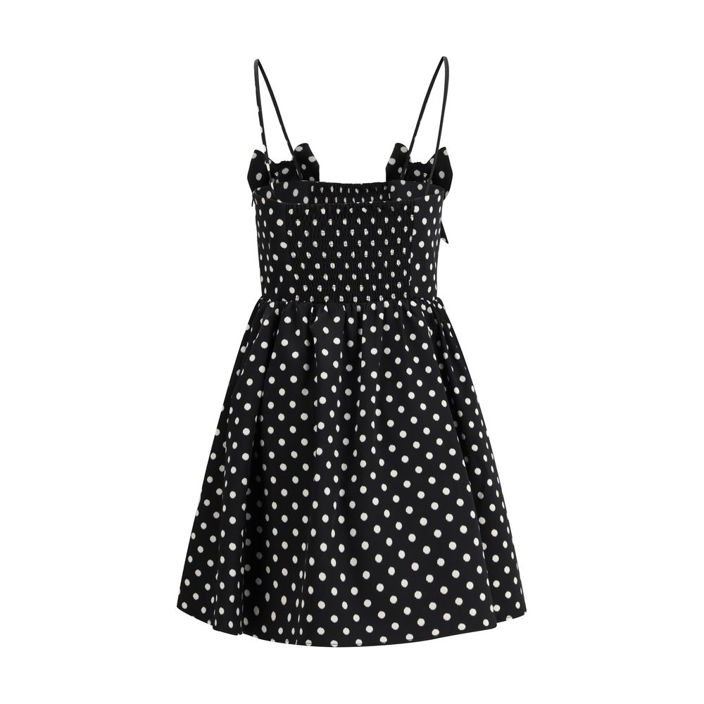 Ganni Multicolor Recycled Polyester Casual Dress