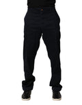 Harmont & Blaine Black Mid Waist Skinny Denim Trouser Jeans