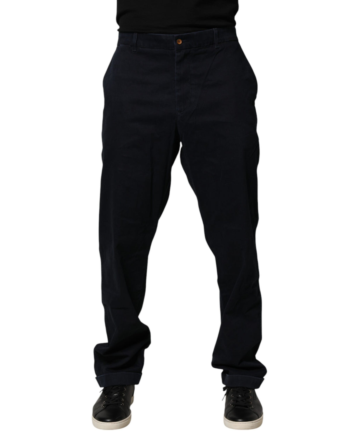 Harmont & Blaine Black Mid Waist Skinny Denim Trouser Jeans