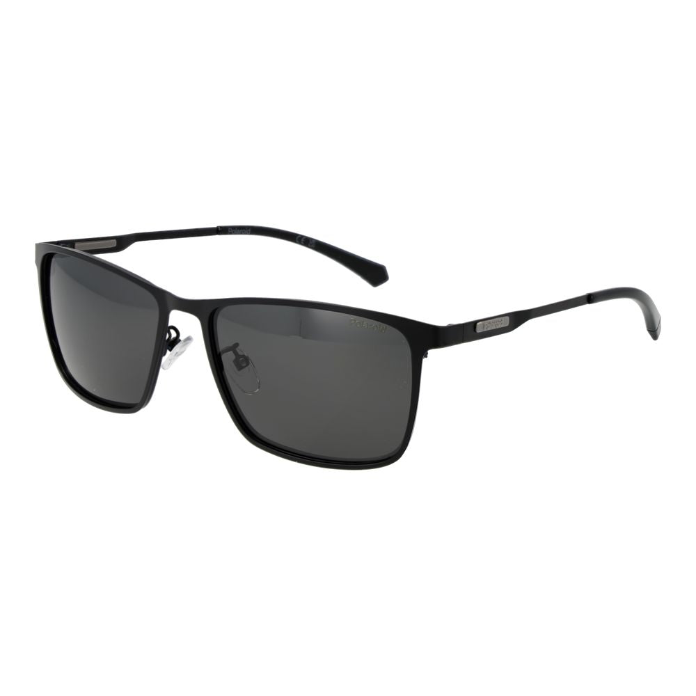 Polaroid Black Metal Sunglasses