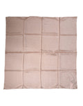 Dolce & Gabbana Light Pink Silk Blend Square Foulard 87.5cm x86.5cm Scarf
