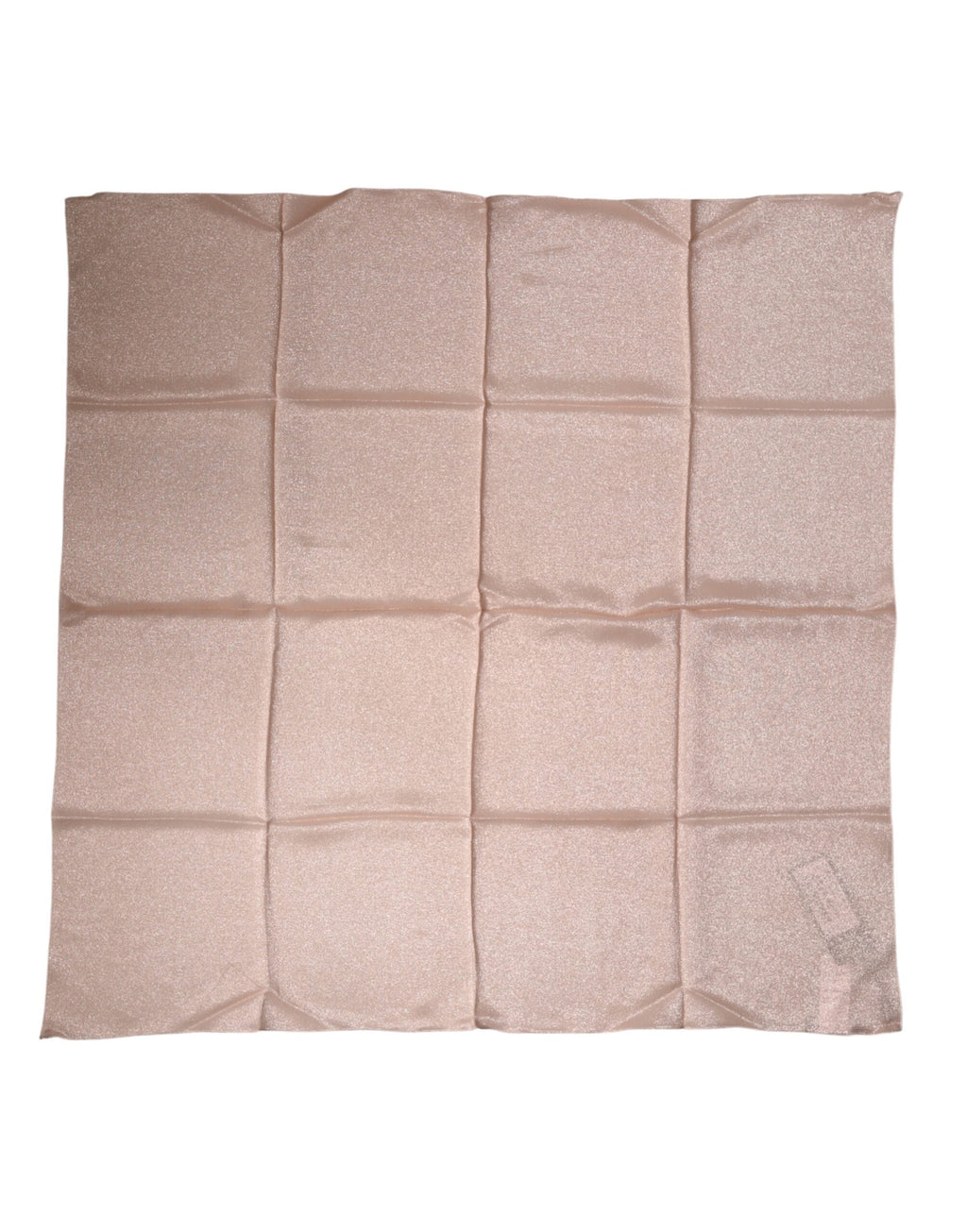 Foulard cuadrado Dolce & Gabbana de mezcla de seda rosa claro 87,5 cm x 86,5 cm