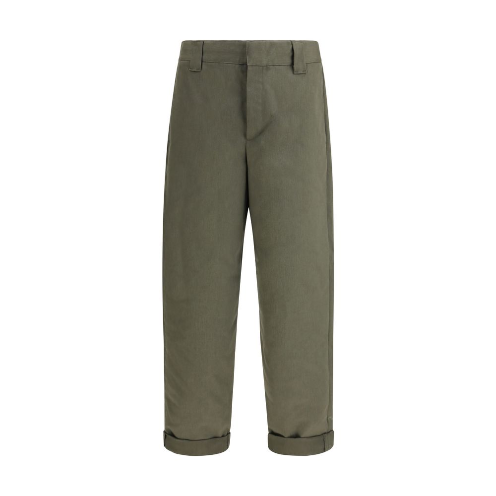 Golden Goose Green Cotton Chino Pants