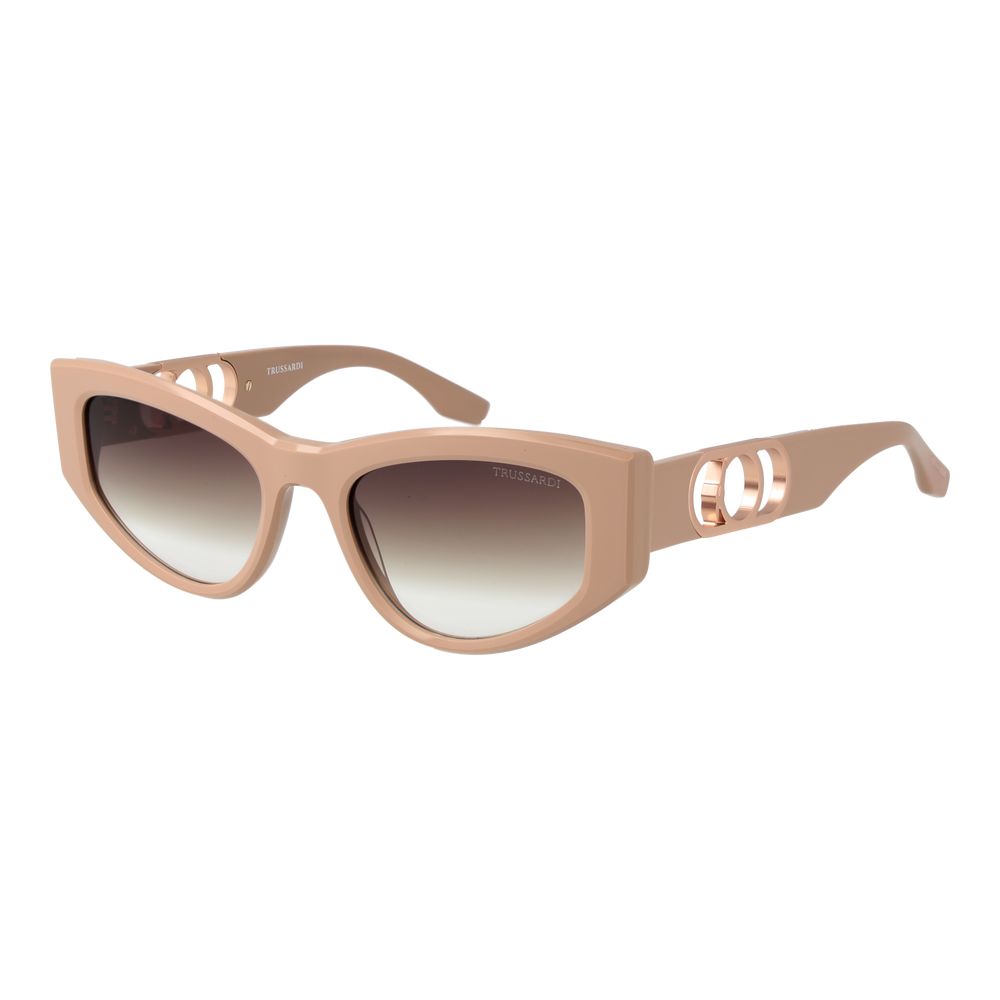 Gafas de sol Trussardi de acetato beis