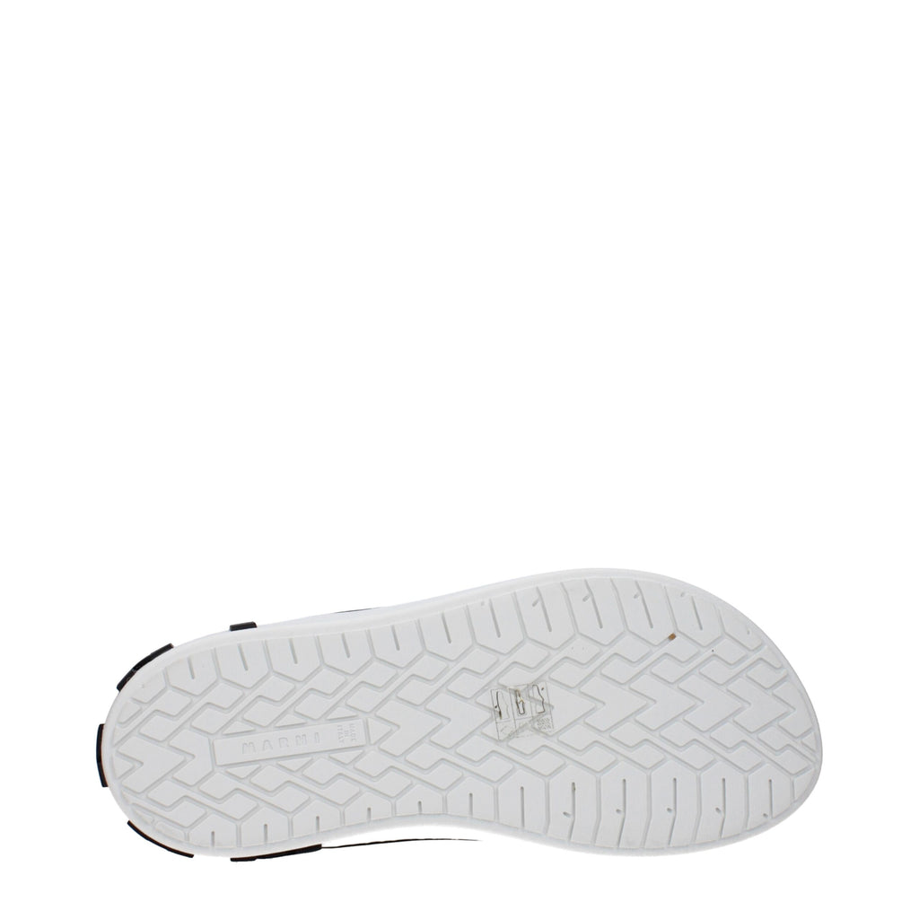 Marni Green Fabric Slip-On Loafers