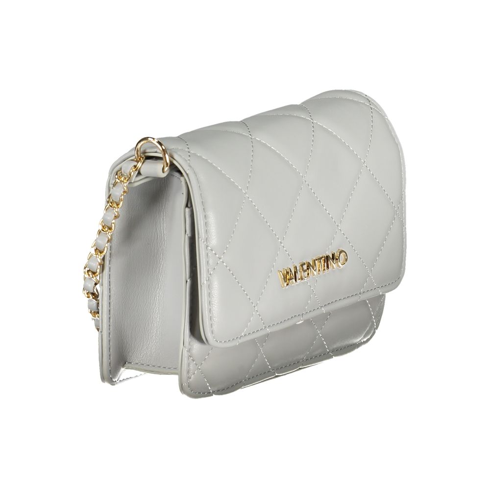 Mario Valentino Gray Polyethylene Handbag