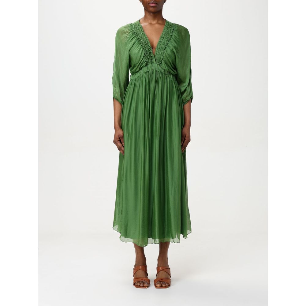 Kaos Bicolor Silk Casual Dress
