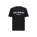 Balmain Black Cotton T-Shirt